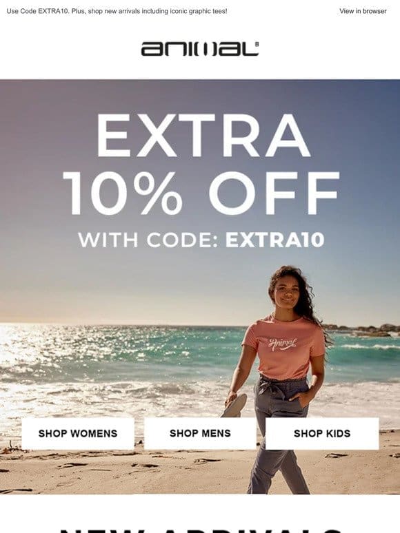 Take An Extra 10% Off， This Weekend Only!
