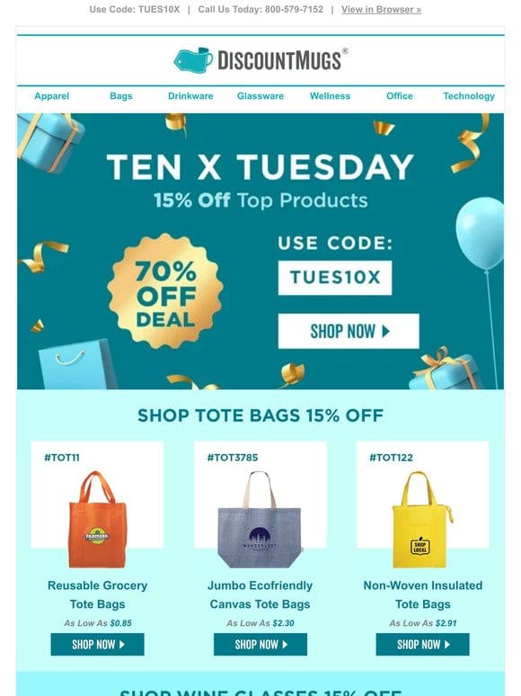 Ten Deals (10x) Tuesday | Plus: One Epic 70% Off Deal