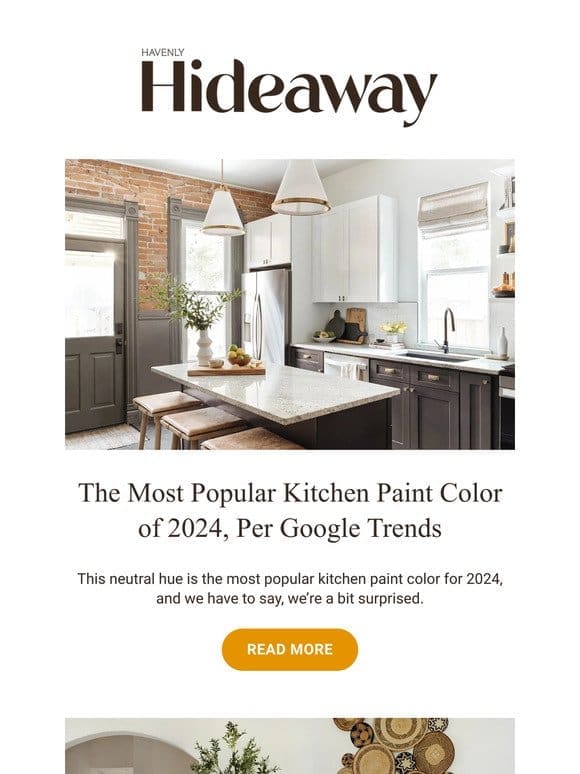 The #1 kitchen paint color of 2024 surprised us