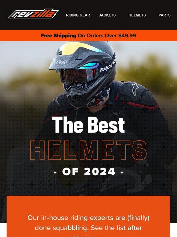 The Best Helmets Of 2024… So Far!