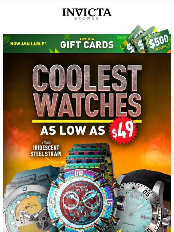 The COOLEST Watches AS LOW AS $49❗