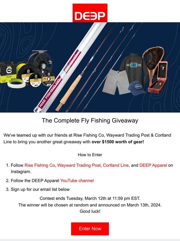 The Complete Fly Fishing Giveaway