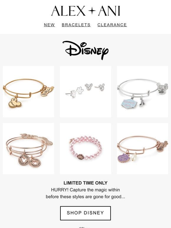 The Disney® Collection is HERE   But only for a limited time!