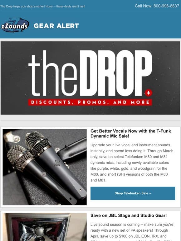 The Drop: March Savings and Special Offers Inside!