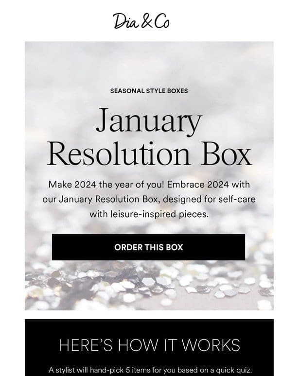 The January Resolution Box