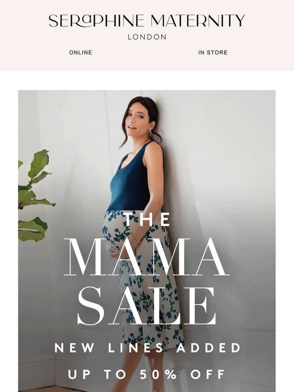 The Mama Sale | New lines added ☀️