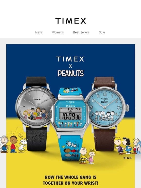 The Peanuts Gang On Your Wrist!