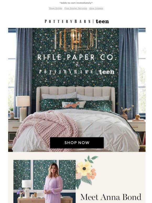 The Rifle Paper Co. Shop is open