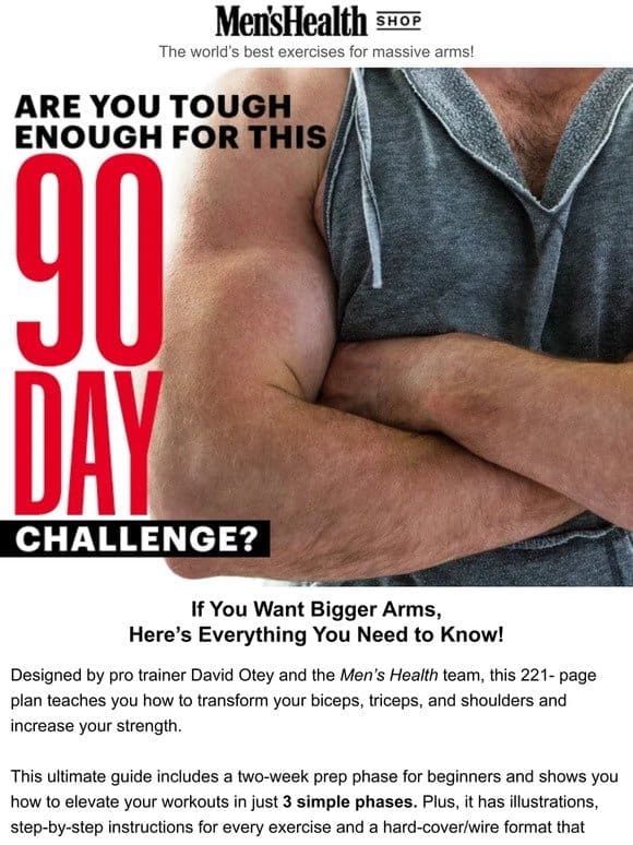 The Ultimate 90-Day Arm Challenge Is Here!