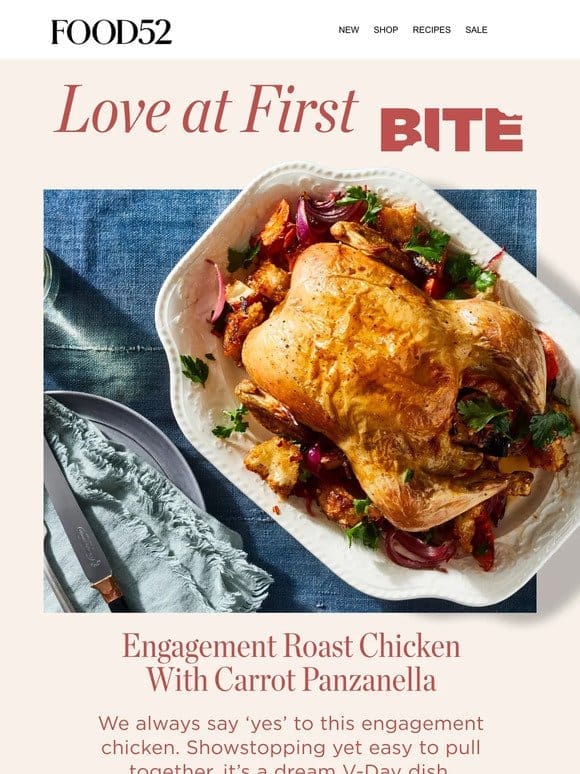 The engagement chicken recipe we’re smitten with.