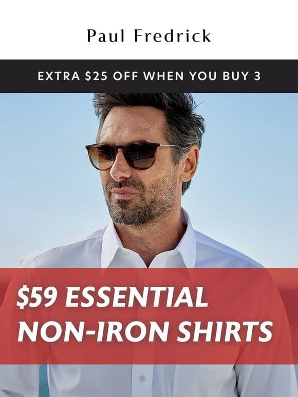 The perfect shirt， now $59