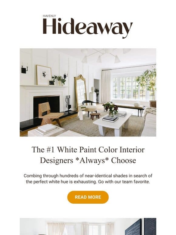 The white paint color interior designers call “perfect”