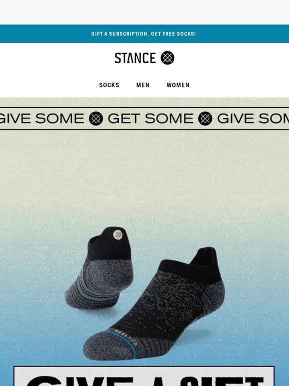 There’s Still Time! Gift A Stance Subscription， Get Free Socks!