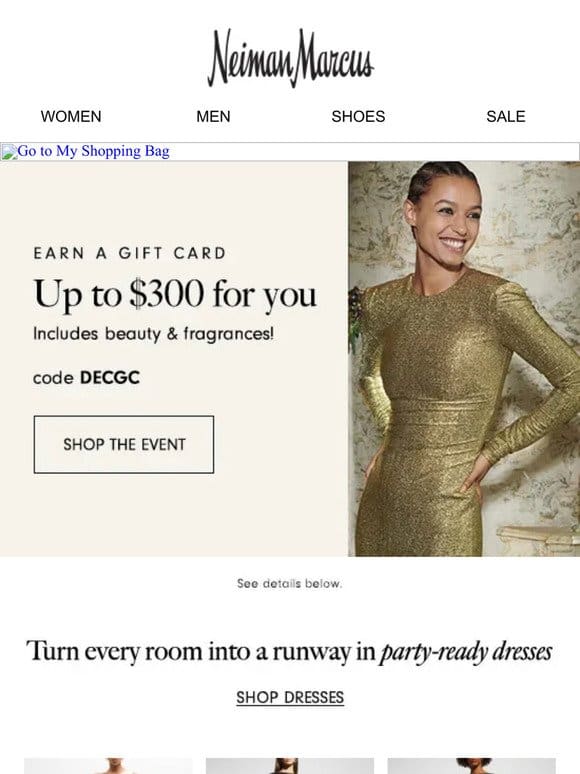 There’s still time to earn up to a $300 gift card (including beauty!)