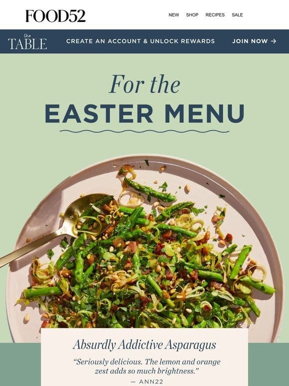 There’s still time to plan Easter dinner—inspo inside.