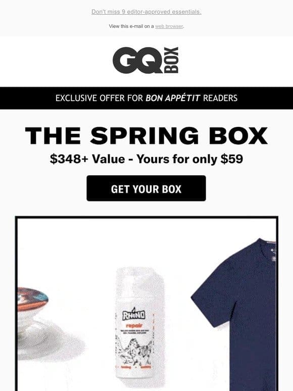 This $39 GQ Box is Worth $348