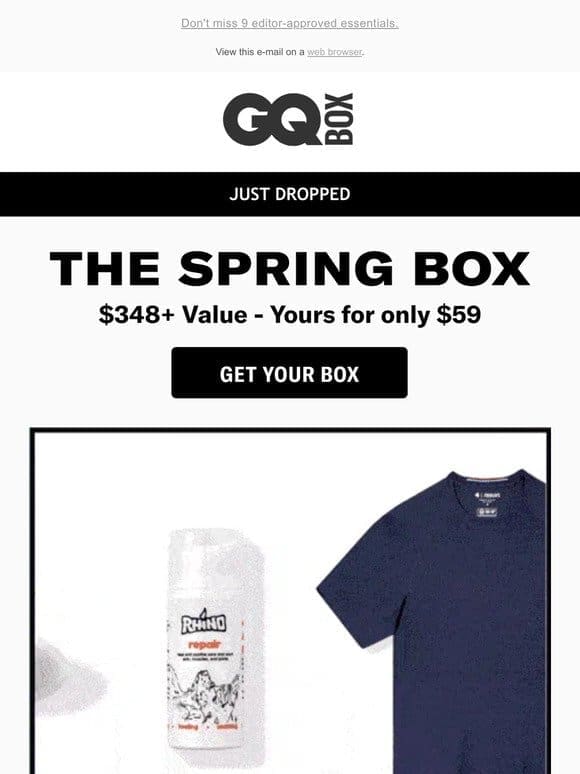 This $39 GQ Box is Worth $348