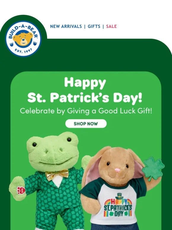 This St. Patrick’s Day Give a Good Luck Gift!