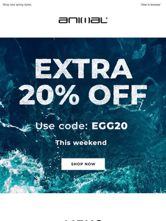 This Weekend Save 20% With Code: EGG20