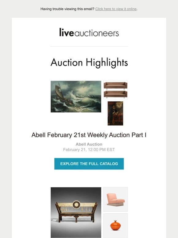 This Week’s Auction Highlights