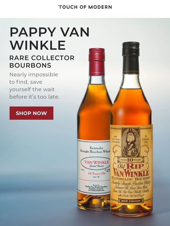 This is Not a Drill: Rare Pappy Van Winkle in Stock