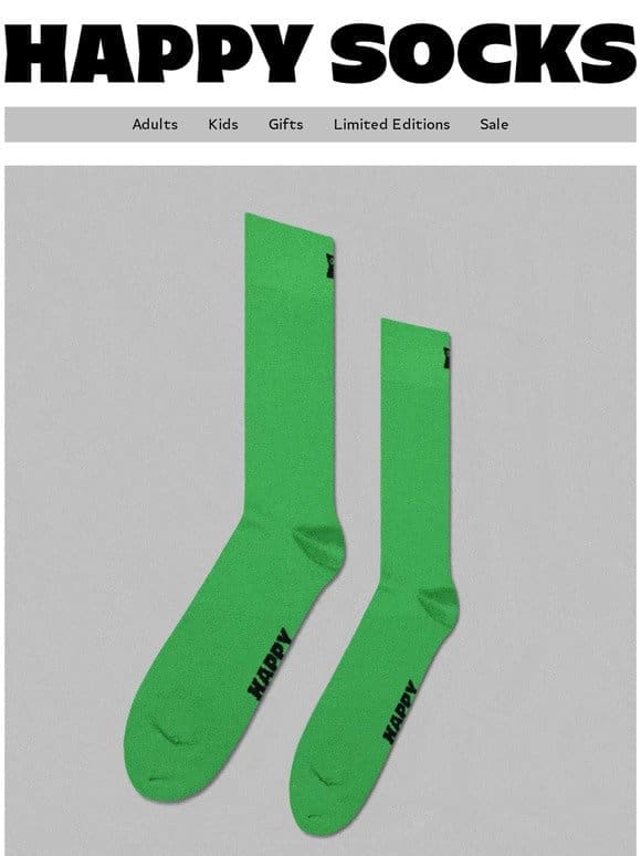 Time For Green Socks!