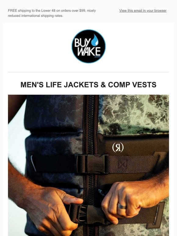 Time to upgrade – Life Jackets & Comp Vests