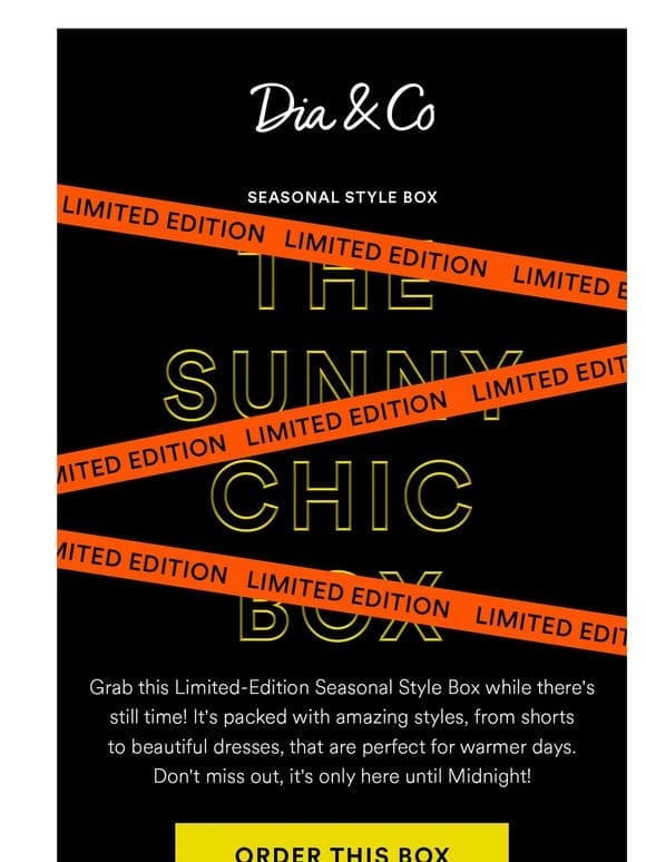 Time’s Almost Up ⏳ Sunny Chic Box