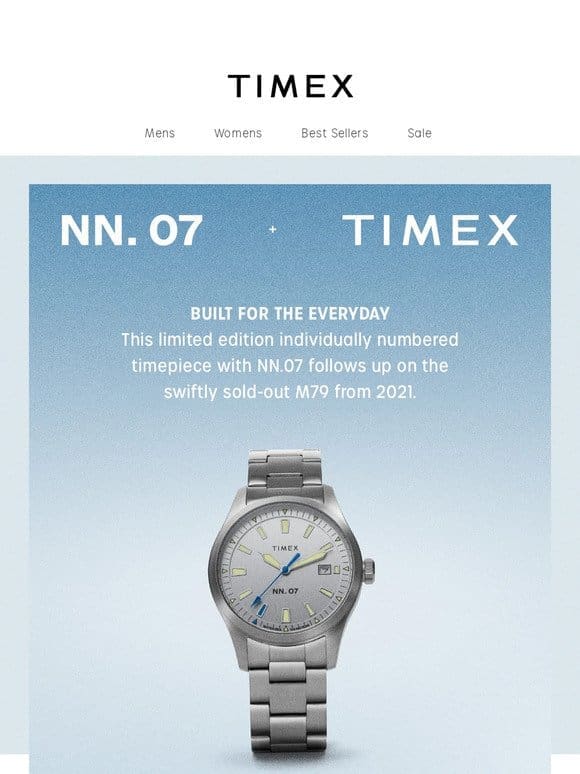 Timex x NN.07 – Built for the Everyday