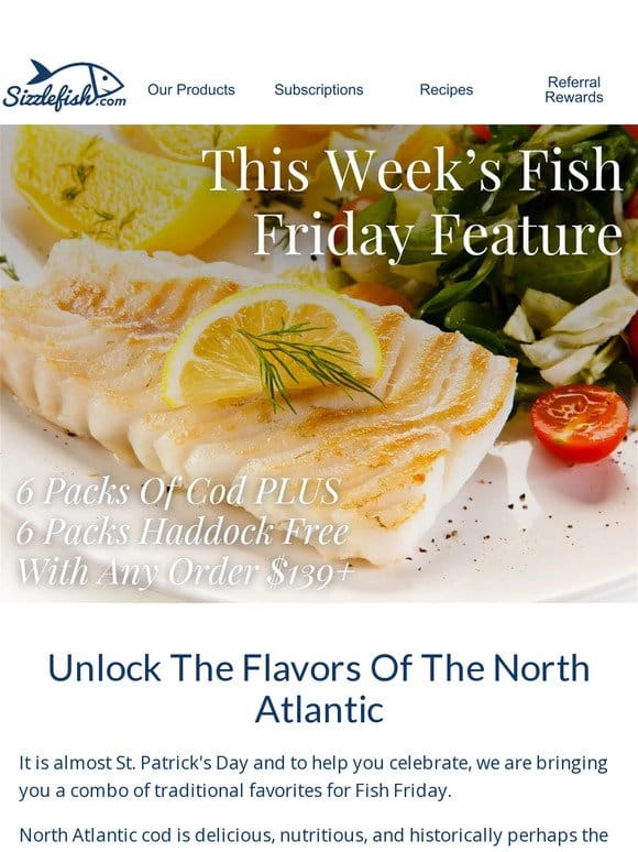 Toast to St. Patrick’s with Our Fish Friday Special!