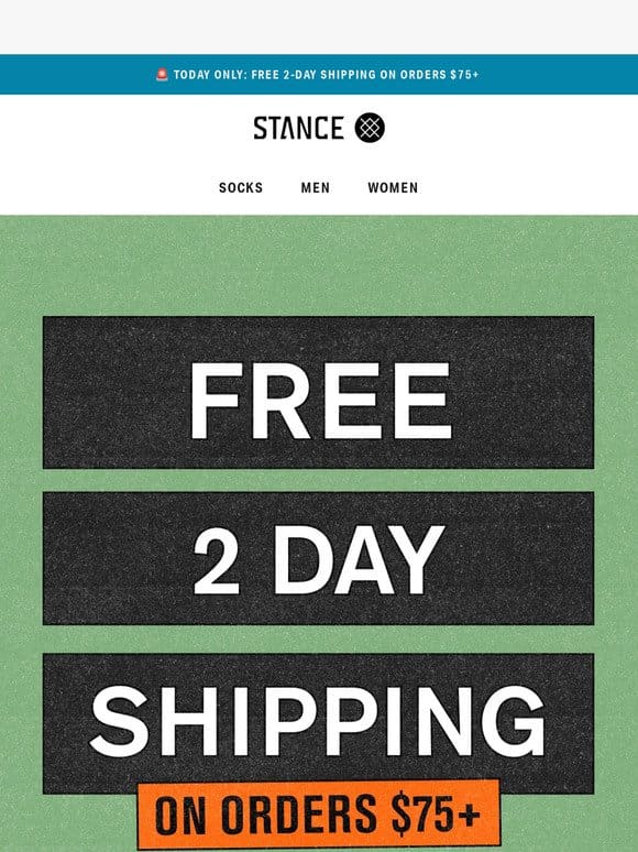 Today Only: Free 2-Day Shipping On Orders $75+