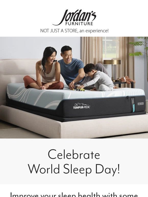 Today is World Sleep Day…celebrate with a new mattress!