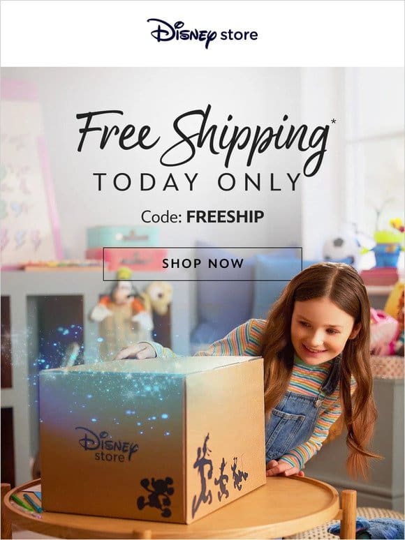 Today only， Free Shipping!