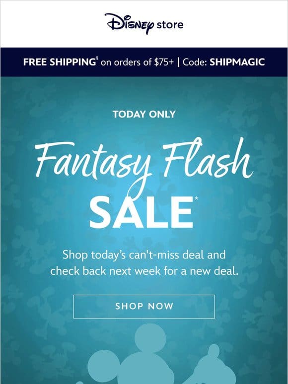Today’s Fantasy Flash Sale is live