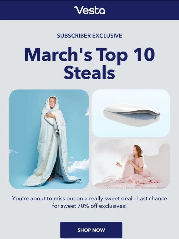 Top 10 March Deals under $100