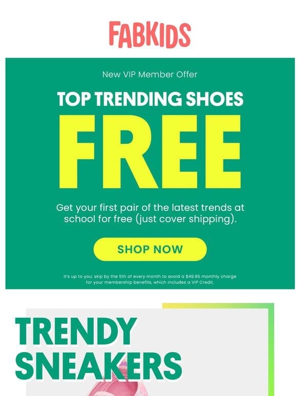 Top-Trending shoes for FREE