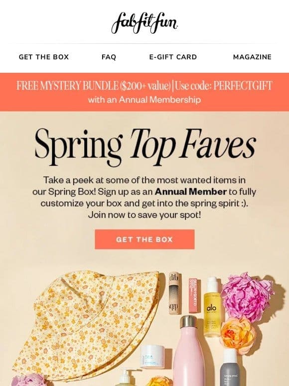 Top faves from our Spring Box inside!