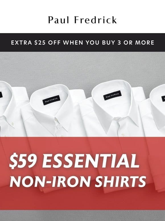 Top-rated shirts now $59