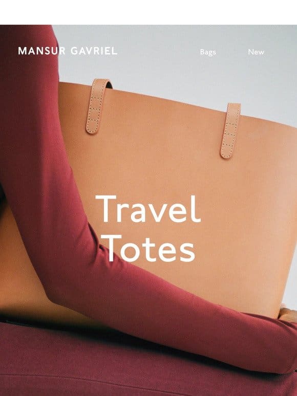 Totes made to travel