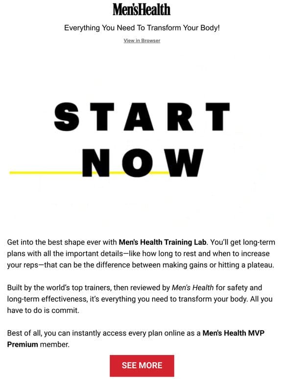 Transform Your Workout Routine with the Men’s Health Training Lab