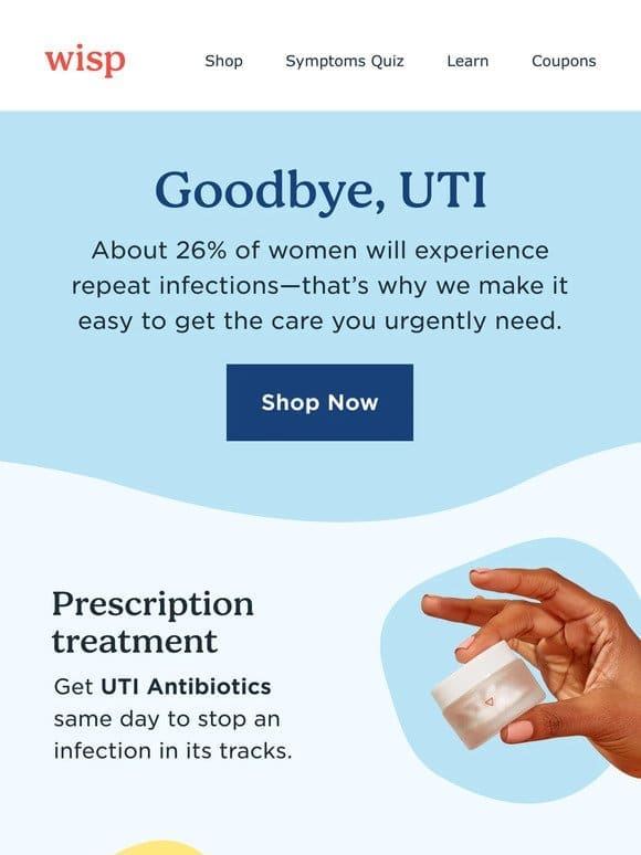 Treat your UTI with same-day treatment →