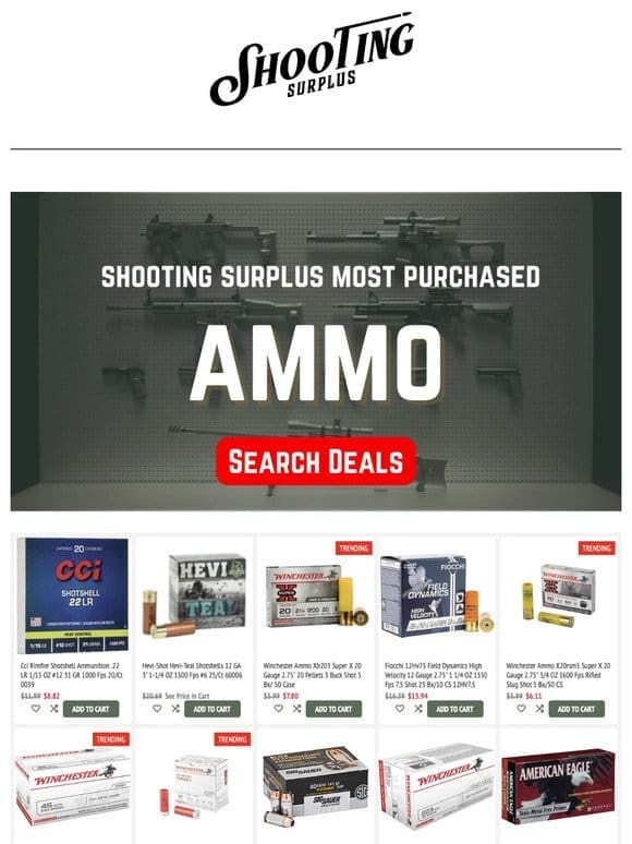 Trending Ammo on the Site !