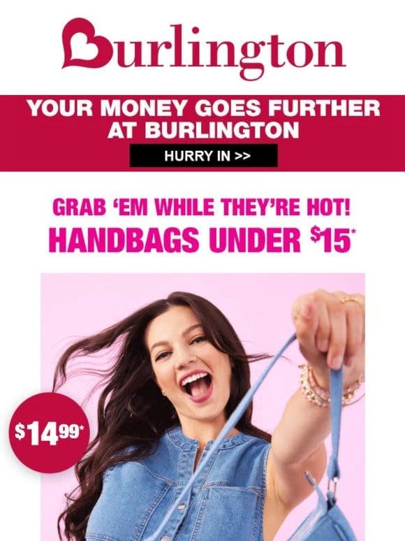 UNDER $15: Spring Handbags!