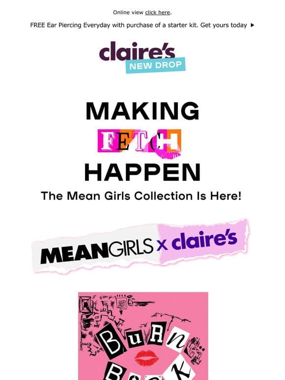 Ummm， FINALLY! The Mean Girls styles are here!