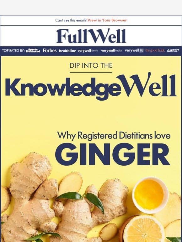 Unleash the magic with FullWell’s ginger blend ✨