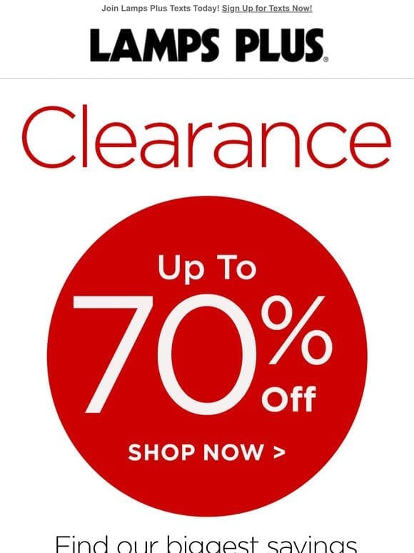 Unlock Clearance Styles Today