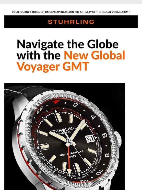 Unlock the World’s Time with the New Global Voyager GMT