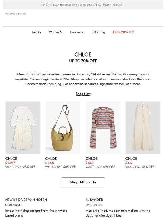 Up To 70% Off: Chloé