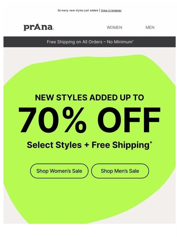 Up to 70% Off Starts NOW