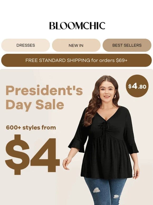 Up to 70% Off This President’s Day